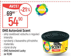Vůně do auta Scent OHO