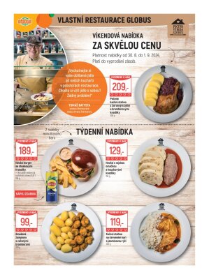 akční leták Globus 28.8.2024-3.9.2024