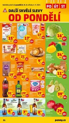 akční leták Penny Market 29.8.2024-4.9.2024