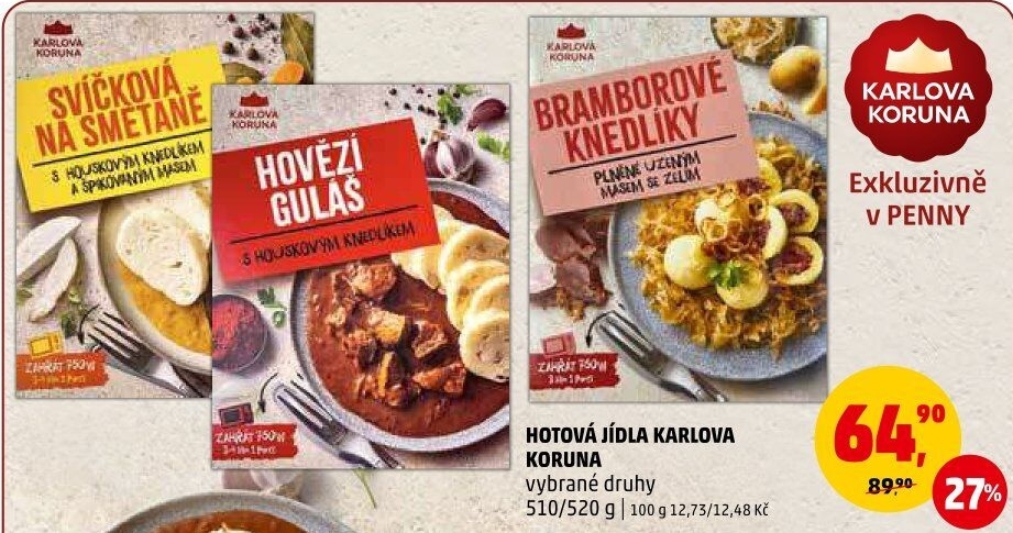 Hotová jídla Karlova Koruna
