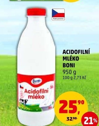 Mléko acidofilní Boni