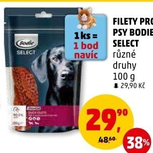 Pamlsky pro psy filety Bodie Select
