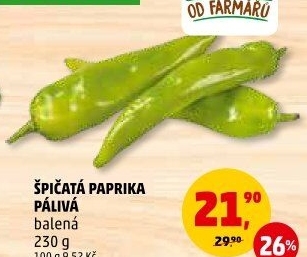 Paprika světlá pálivá