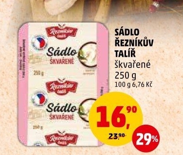 Sádlo škvařené Řezníkův talíř