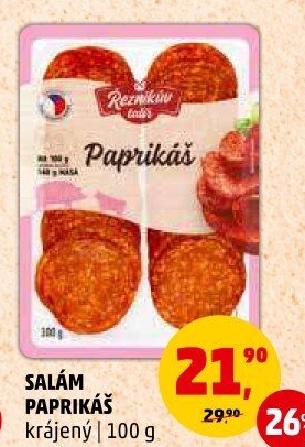 Salám Paprikáš Řezníkův talíř