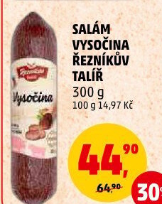 Salám Vysočina Řezníkův talíř