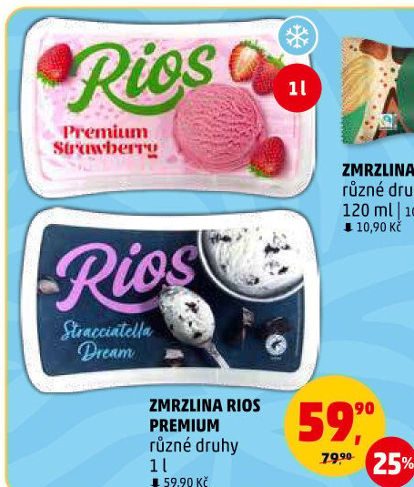 Zmrzlina ve vaničce Premium Rios
