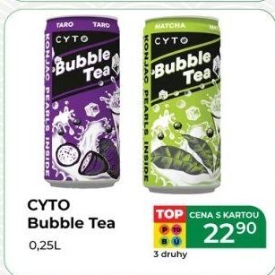 Ledový čaj Bubble Tea Cyto Taro