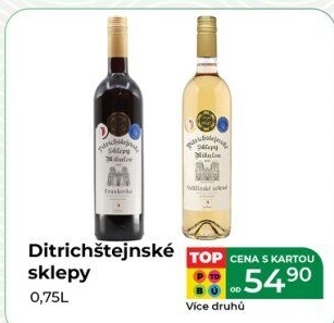 Vína Ditrichštejnské sklepy Mikulov