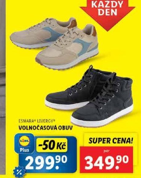 Esmara Livergy volnočasová obuv