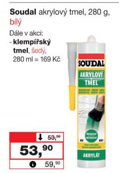 Klempířský tmel Soudal