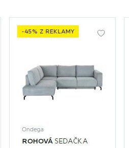 ROHOVÁ SEDAČKA ONDEGA - Möbelix akcniletaky.com