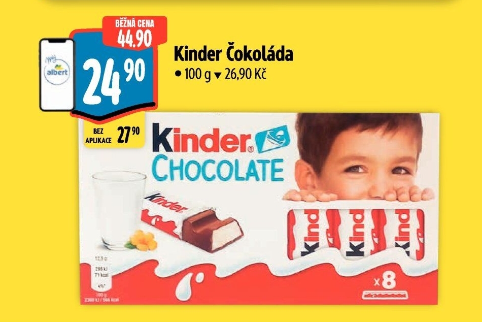 Čokoládky Kinder