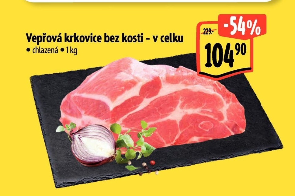 Vepřová krkovice bez kosti