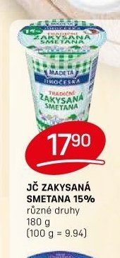 JČ ZAKYSANÁ SMETANA 15%
