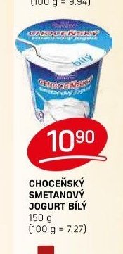 CHOCEŇSKÝ SMETANOVÝ JOGURT BÍLÝ