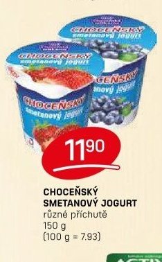 CHOCEŇSKÝ SMETANOVÝ JOGURT