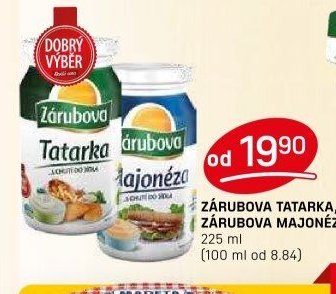 ZÁRUBOVA TATARKA, ZÁRUBOVA MAJONÉZA