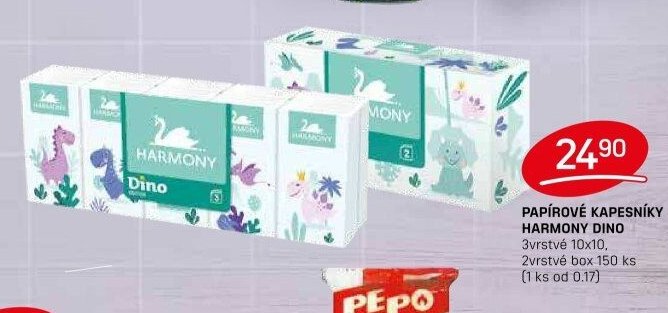 PAPÍROVÉ KAPESNÍKY HARMONY DINO