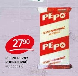 PE-PO PEVNÝ PODPALOVAČ