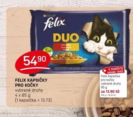 FELIX KAPSIČKY PRO KOČKY