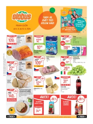 akční leták Globus 4.9.2024-10.9.2024