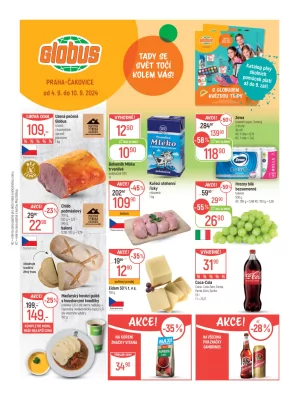 akční leták Globus 4.9.2024-10.9.2024