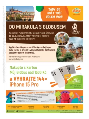 akční leták Globus 4.9.2024-10.9.2024