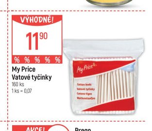 My Price Vatové tyčinky