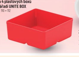 Sada 4 plastových boxů na nářadí UNITE BOX