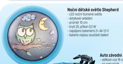 Dětské nástěnné svítidlo Shepherd Rabalux