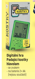 Digitální hra Padající kostky