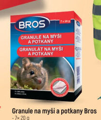 Granule na myši a potkany Bros