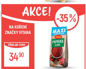 Koření Paprika sladká Vitana