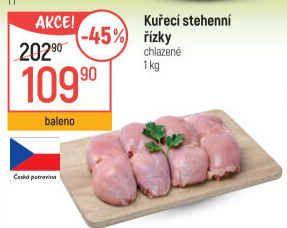 Kuřecí stehenní řízky