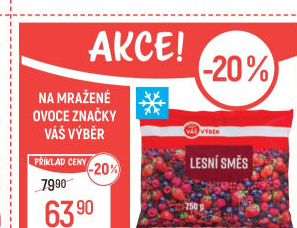 Lesní směs mražená Váš Výběr