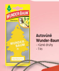 Osvěžovač vzduchu do auta stromeček Wunderbaum