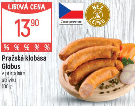 Pražská klobása Globus