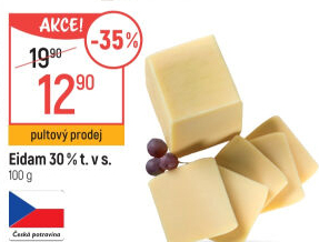 Sýr Eidam 30%