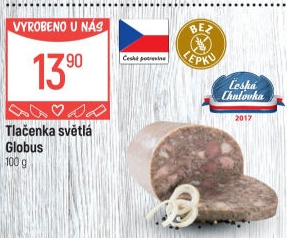 Tlačenka světlá Globus