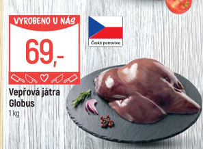 Vepřová játra Globus