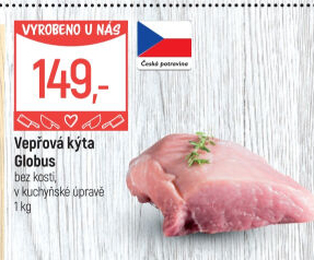 Vepřová kýta bez kosti Globus