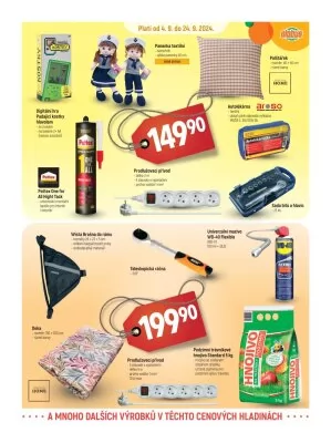 akční leták Globus 4.9.2024-10.9.2024