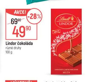 Lindor čokoláda