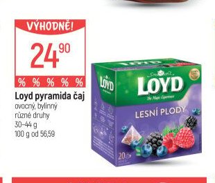 Loyd pyramida čaj
