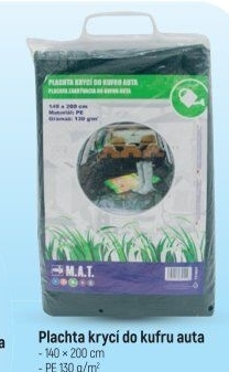 Krycí plachta do kufru auta