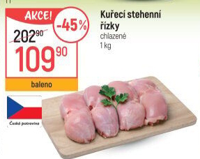 Kuřecí stehenní řízky