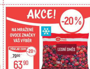 Lesní směs mražená Váš Výběr