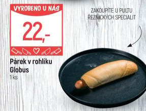 Párek v rohlíku Globus