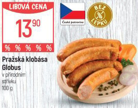 Pražská klobása Globus